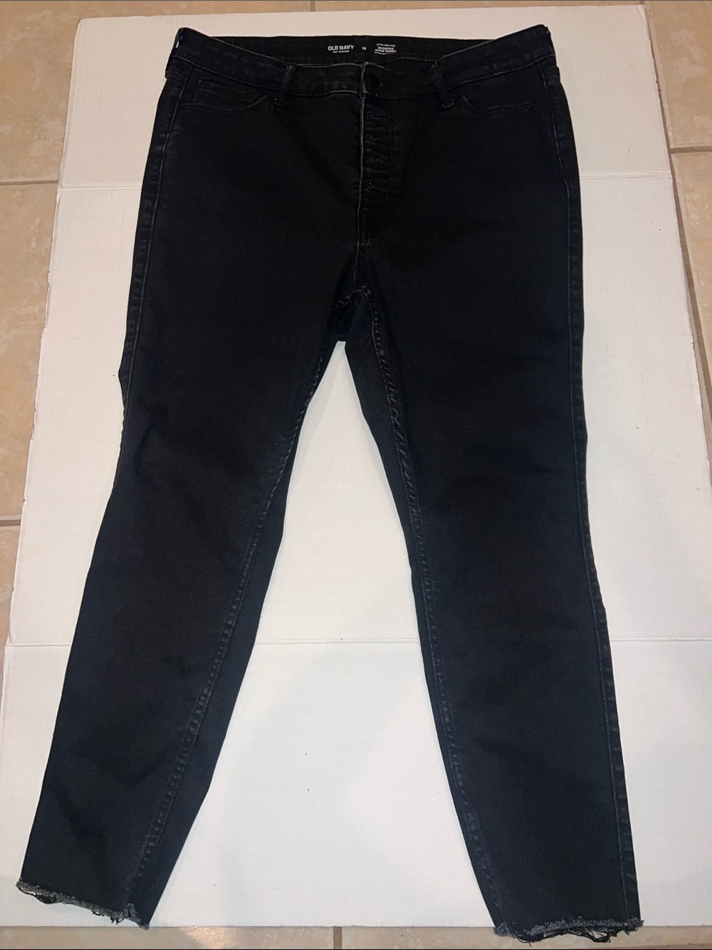 Old Navy Black High-Rise Skinny Jeans
